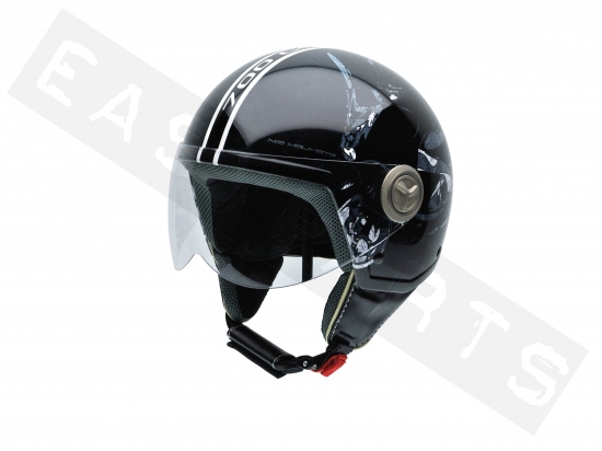 Helmet Demi Jet 3D Vintage 2 Integra (shaped visor)